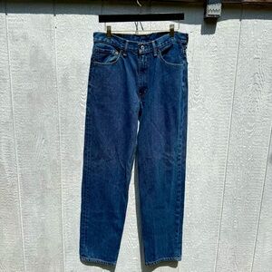 Levi Strauss 550 Men’s Jeans Size Straight Relaxed Medium Blue Denim 33x34